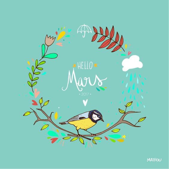 🌤🐞 Mars 🐛🍃☘️